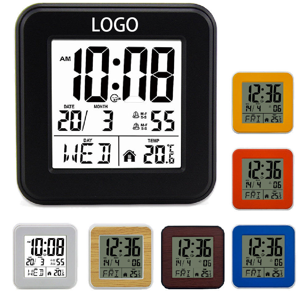 Multifunctional Student Clock With Luminous Custom Imprinted