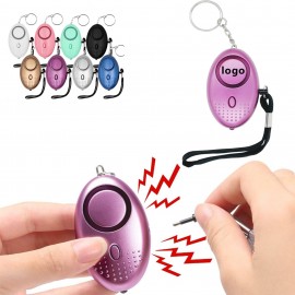 130DB Safety Alarm Keychain W/ LED Light Logo Printed
