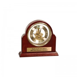 Custom Etched 9" x 9.25" Grand Piano Step-Arch Clock  Custom Etched 9" x 9.25" Grand Piano Step-Arch Clock