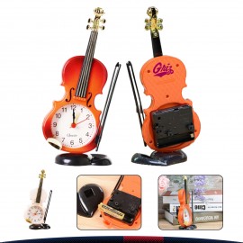 Mini Violin Alarm Clock Custom Etched