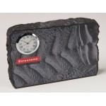 Logo Imprinted Cobblestone Clock