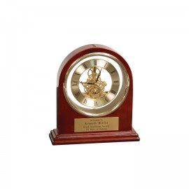 7.75" x 9" Grand Piano Arch Clock Custom Etched