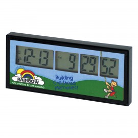 Custom Etched Clock - Ultimate Atomic Countdown Clock with 4 Color Process