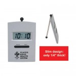 Branded Slim Die Cast LCD Desk Alarm Clock