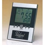 Airflyte Multifunction Digital Clock w/Easel Back Branded