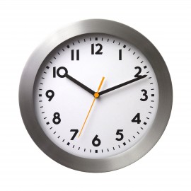 Aluminum Hanging Wall Clock Custom Imprinted  Aluminum Hanging Wall Clock Custom Imprinted
