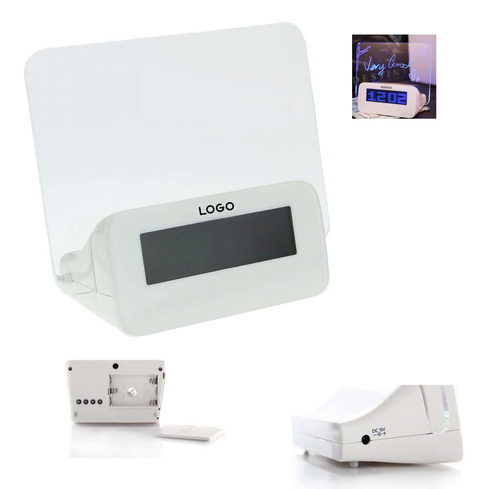 LED Digital Alarm Clock Custom Imprinted