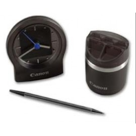 Custom Imprinted Desk Clock & Desk Caddy Set  Custom Imprinted Desk Clock & Desk Caddy Set
