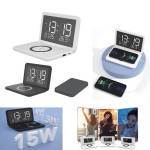 Branded 2 in 1 Alarm Clock Wireless Charger