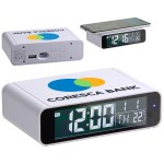 Branded Twilight Digital Alarm Clock with 5W Wireless Charger