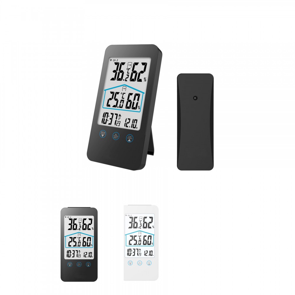 Wireless Digital Indoor/Outdoor Thermometer Hygrometer Custom Imprinted