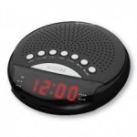 Branded SuperSonic Dual Alarm Clock AM/FM Radio w/ 6" Red LED Display, Station Presets
