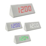 LED Wooden Alarm Clock Custom Imprinted