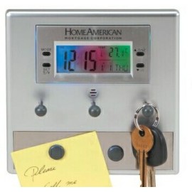 Custom Imprinted Magnetic Digital Clock Keyholder