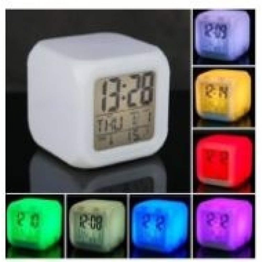 Color Changing Digital Alarm Mood Clock Branded Color Changing Digital Alarm Mood Clock Branded
