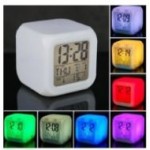 Color Changing Digital Alarm Mood Clock Branded