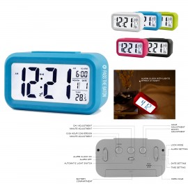 Branded Smart Light LCD Alarm Clock