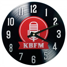 Full Color Round Wall Clock, 8.125" dia Custom Imprinted