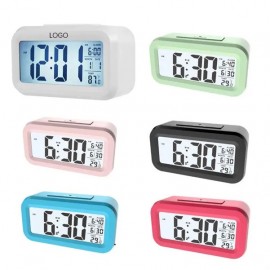 Digital Alarm Clock with Indoor Temperature Branded  Digital Alarm Clock with Indoor Temperature Branded