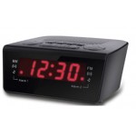 Alarm Clock With Am/Fm Radio And Dual Digital Logo Printed