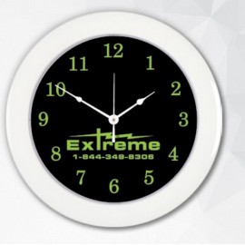 Logo Printed Wall Clock (10 3/4")  Logo Printed Wall Clock (10 3/4")