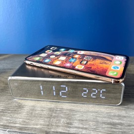 10 Watt Wireless Charger / Alarm Clock Logo Printed