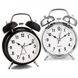 Metal Alarm Clock with Nightlight Custom Imprinted