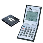Custom Imprinted Wallet Calendar/ Alarm Clock/ Calculator