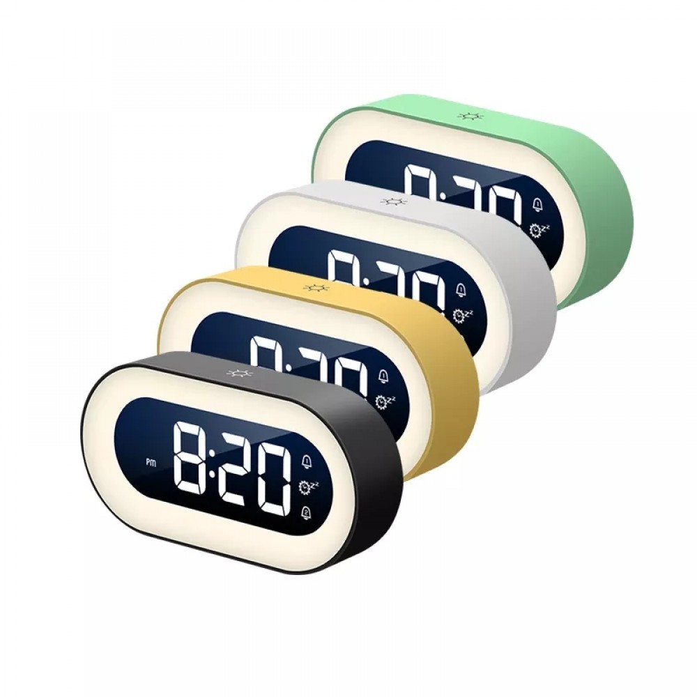 Student Led Multi-Function Alarm Clock Custom Imprinted
