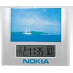Picture Frame LCD Clock Logo Printed