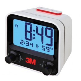 Custom Imprinted Easy Set Alarm Clock w/Thermometer