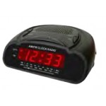 Logo Printed SuperSonic Digital Alarm Clock with AM/FM Radio