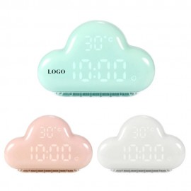 Cloud Shaped LED Digital Alarm Clock Branded  Cloud Shaped LED Digital Alarm Clock Branded