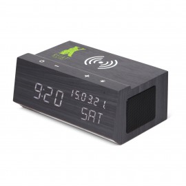 Branded 6-in-1 Alarm Clock Docking Station  Branded 6-in-1 Alarm Clock Docking Station