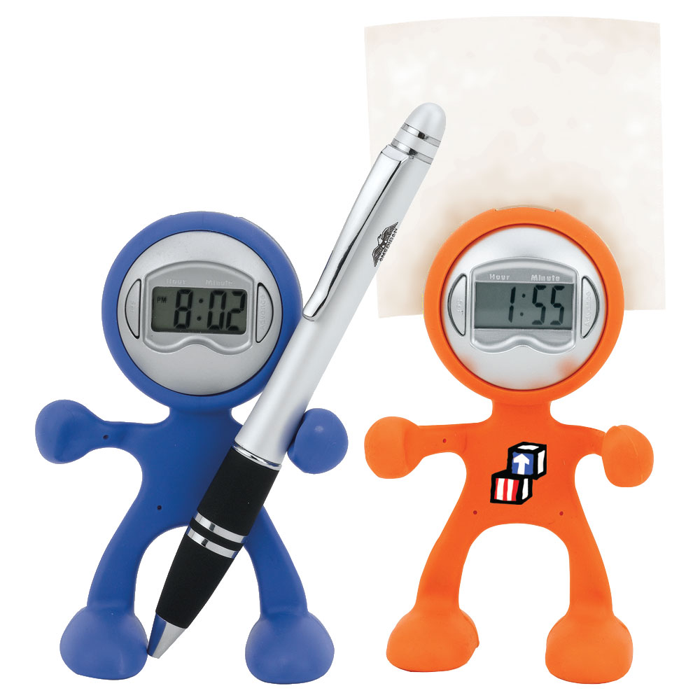 Bendy the Clock Man Humanoid & Card Holder Logo Printed Bendy the Clock Man Humanoid & Card Holder Logo Printed