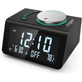 Branded Digital Alarm Clock Radio FM Radio Clock Sleep Timer Snooze