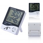 Branded Digital Thermometer Hygrometer Alarm Clock