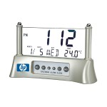 Desktop or Bedside LCD Readout Alarm Clock Custom Imprinted