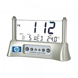 Desktop or Bedside LCD Readout Alarm Clock Custom Imprinted Desktop or Bedside LCD Readout Alarm Clock Custom Imprinted