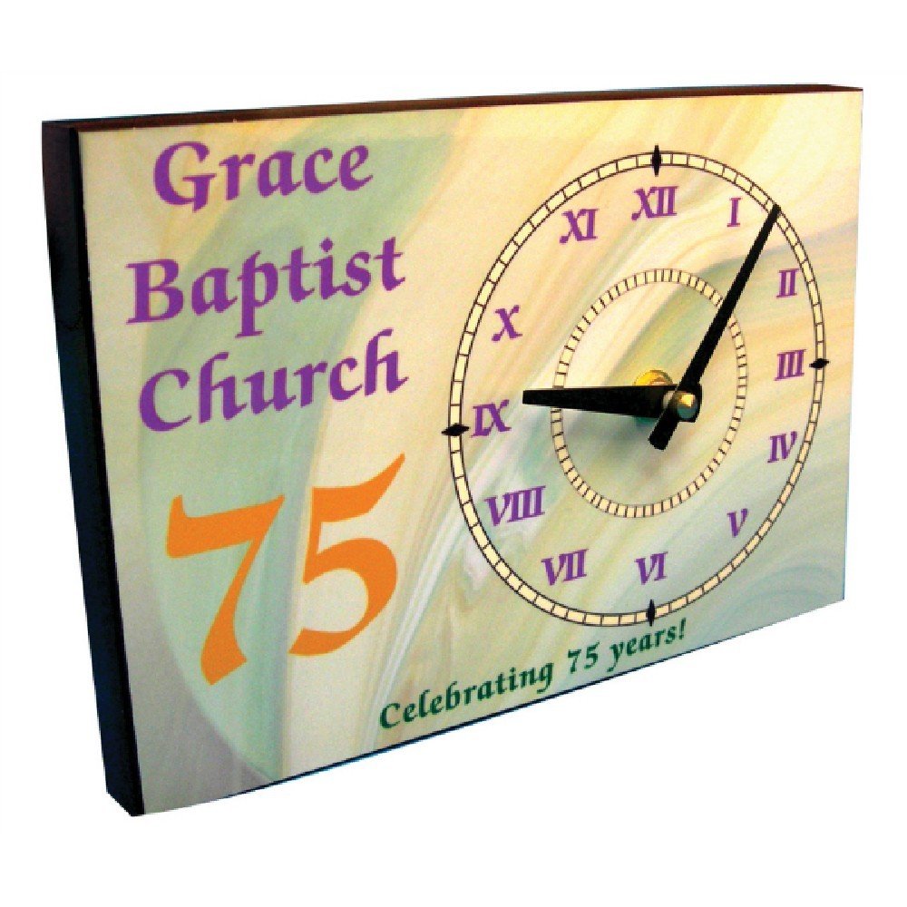 5 1/2 x 8 Full Color Offset Clock Custom Imprinted 5 1/2 x 8 Full Color Offset Clock Custom Imprinted