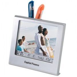 Photo Frame w/Pen Holder Logo Printed