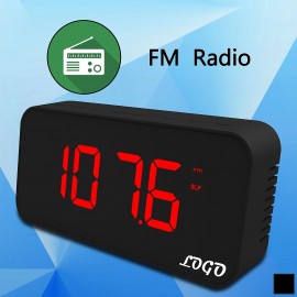 Desk LED Radio Custom Imprinted  Desk LED Radio Custom Imprinted