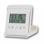 Logo Printed Travel Alarm Clock with LED Backlight