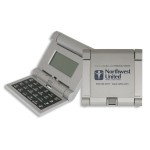 Flipper Travel Alarm Clock & Calculator Custom Imprinted