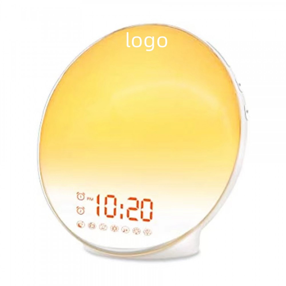 Wake Up Light Sunrise Alarm Clock for Kids Heavy Sleepers Bedroom with Sunrise Simulation Sleep Branded
