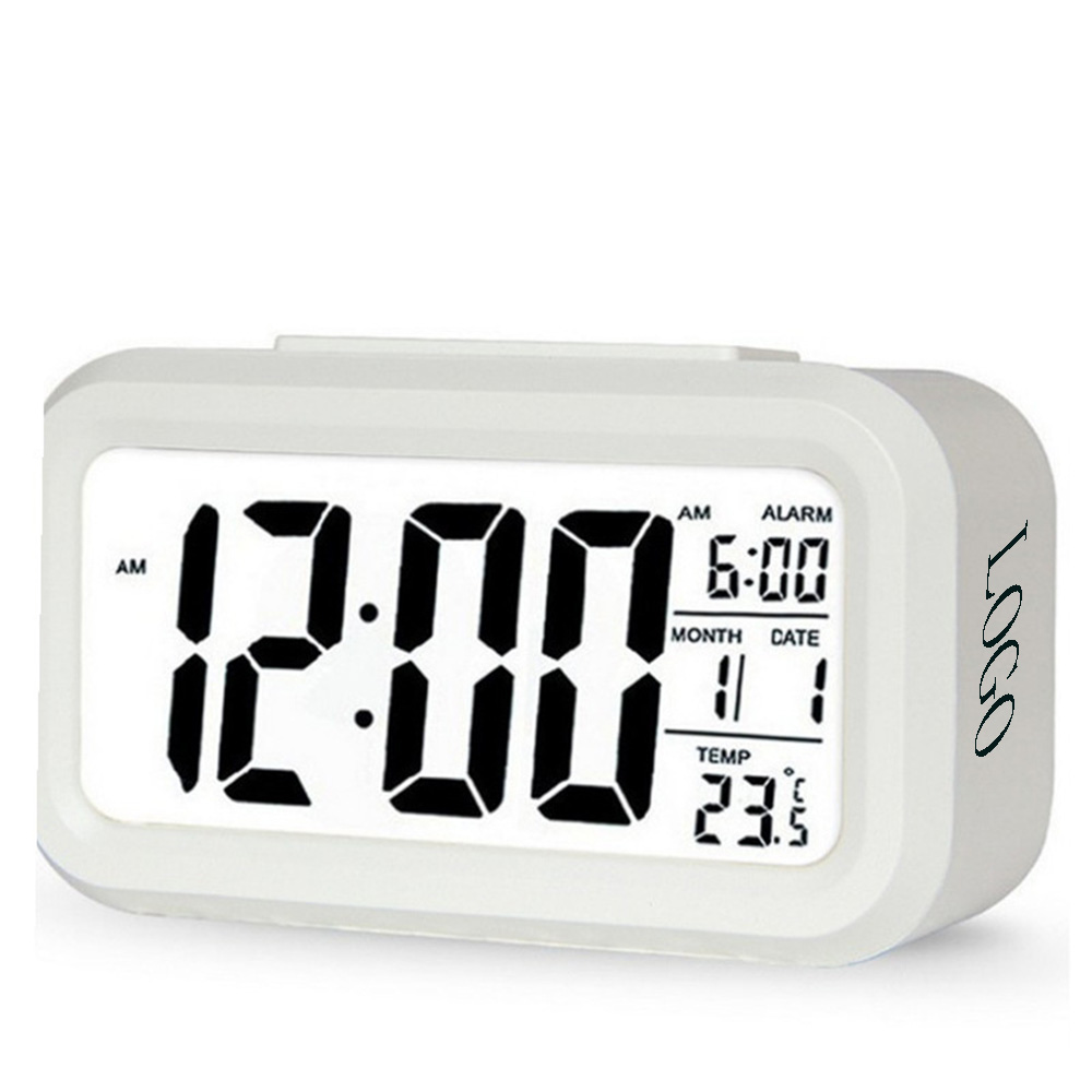 Custom Imprinted LED Multifunction Alarm Clock Custom Imprinted LED Multifunction Alarm Clock