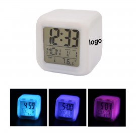Custom Imprinted Color-Changing Alarm Clock