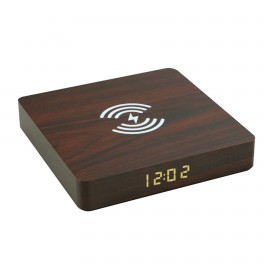 Wireless Charger Digital Clock Logo Printed  Wireless Charger Digital Clock Logo Printed