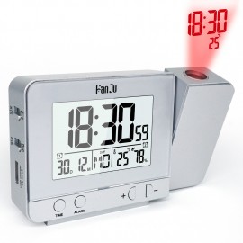 Logo Printed Projection Alarm Clock With Weather Station  Logo Printed Projection Alarm Clock With Weather Station