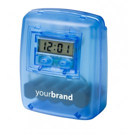 Custom Imprinted Liquid Powered Clock  Custom Imprinted Liquid Powered Clock